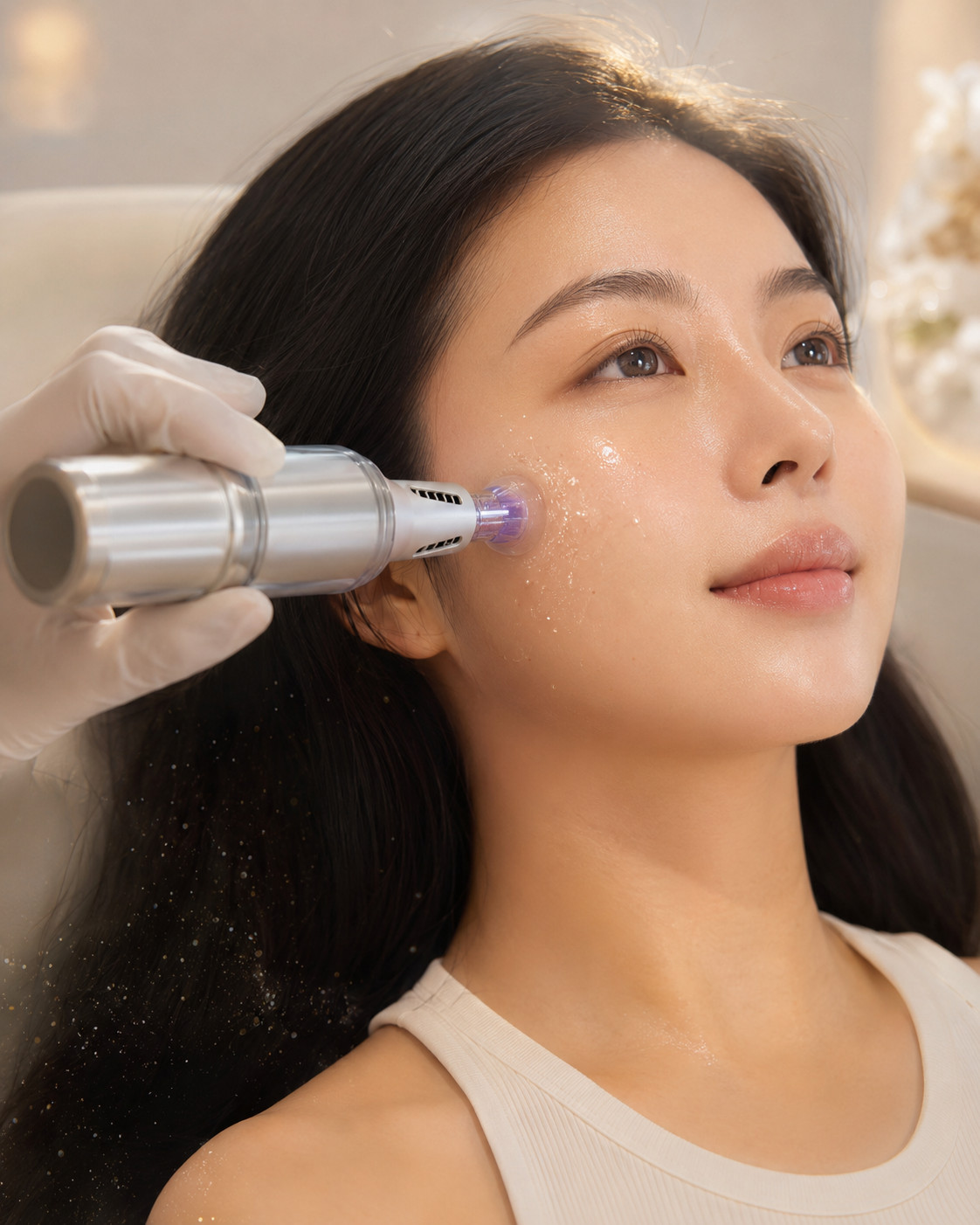Skin rejuvenation Singapore — K1-Jet™ needle-free exosome HA glass skin results